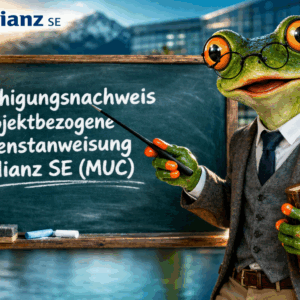 Befähigungsnachweis objektbezogene Dienstanweisung Allianz SE (MUC)