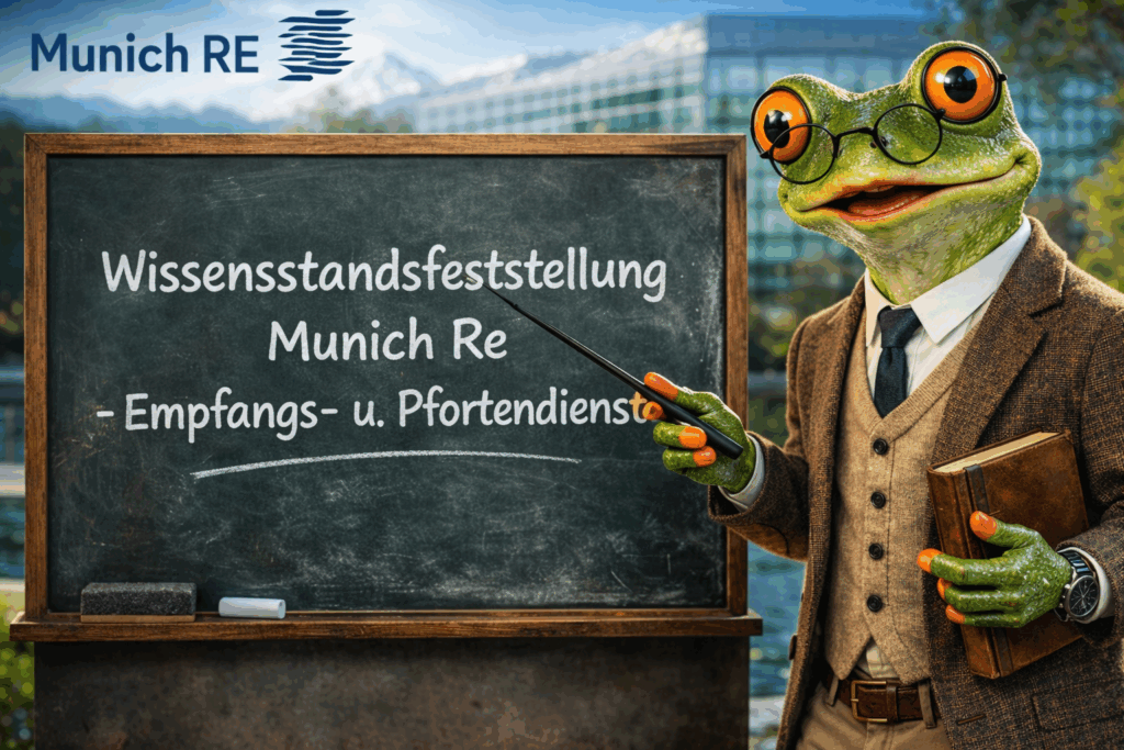 Wissenstandsfeststellung MunichRe - Empfangs- u. Pfortendienste