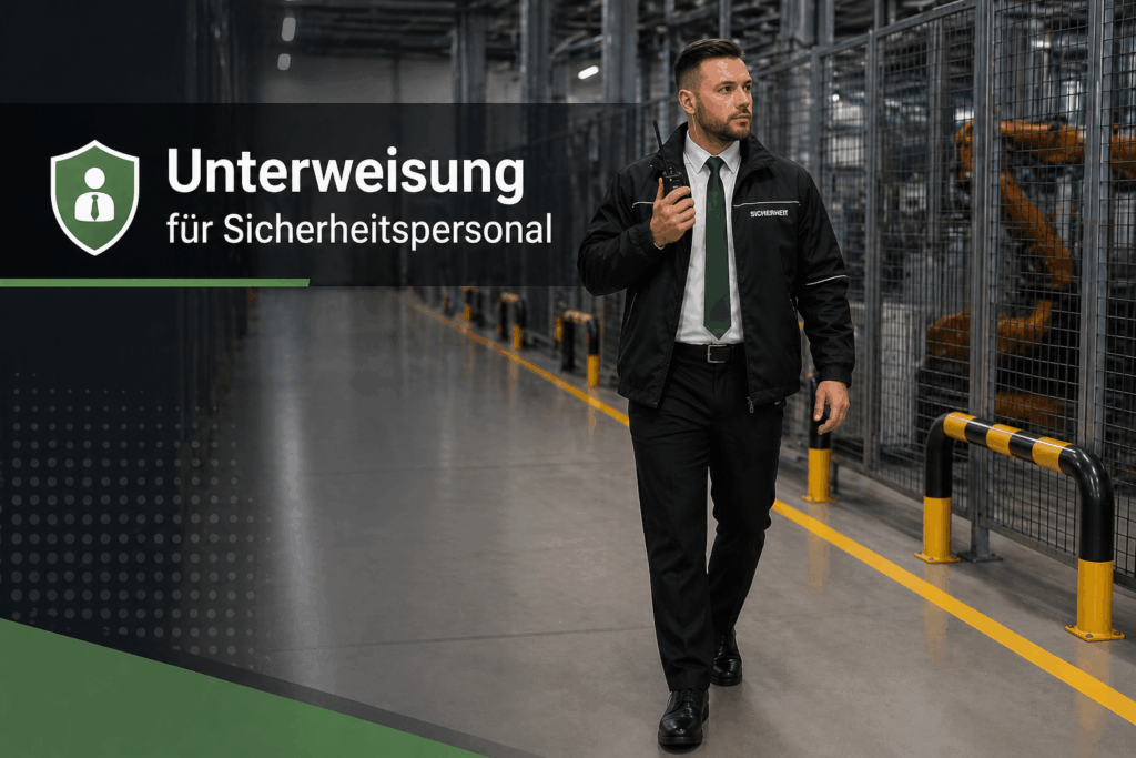 Jährliche Unterweisung für Sicherheitsdienste (NWS Sicherheitsservice GmbH / A.S. Advanced Security GmbH)