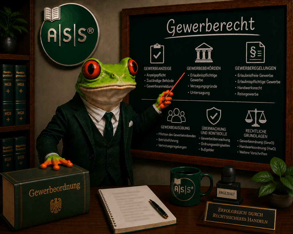 Übungsaufgaben SKV "Gewerberecht" (20 Fragen)